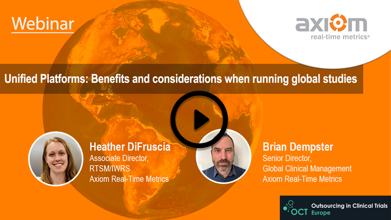 WEBINAR: Unified Platforms: Benefits and considerations when running global studies