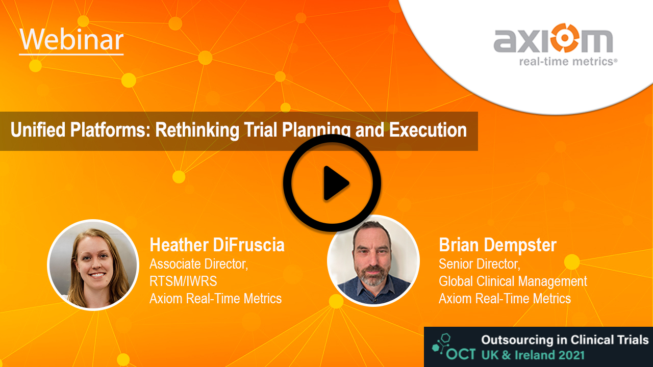 WEBINAR: Unified Platforms: Rethinking Trial Planning and Execution